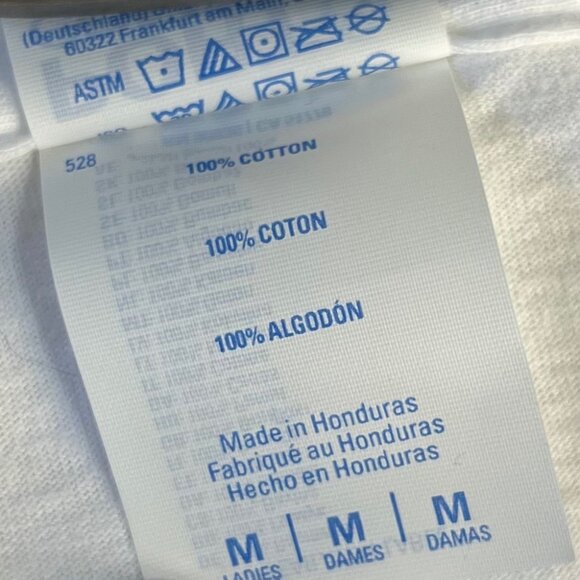 Miller Lite American Flag Tshirt Womens Medium White Port & Company - Picture 7 of 8